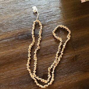 Elegant Cream shell Beaded Necklace made in Philippines